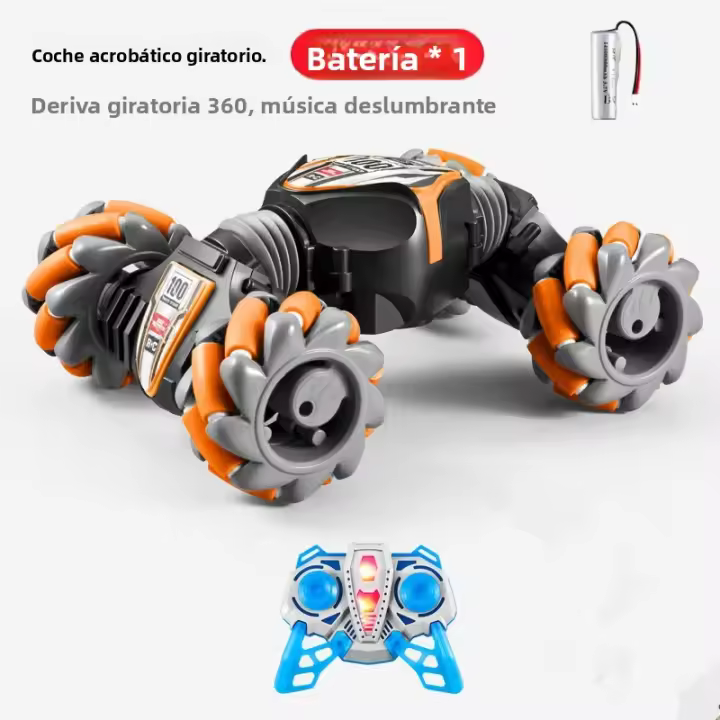 Coche De Carreras Deformable Con Sensores De Gestos Control Remoto Luces Música Spray Horizontal Acrobacias Off-road Escalada Drift Envoltura - 1