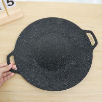 Placa De Hierro Para Barbacoa BBQ Multi-Griddle Pan De Asado Coreano Yakiniku Portátil Para Exteriores Uso En Cocina Y Hornear - details 1