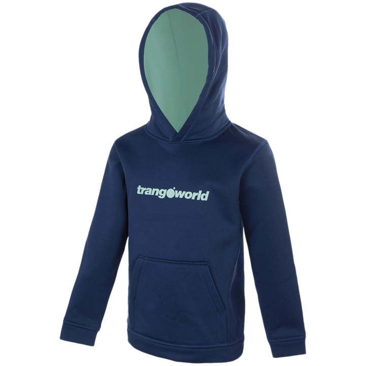 Sudadera con Capucha TRANGOWORLD Kura para niños unisex en color azul
