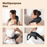 Almohada De Masaje Inalámbrica Para Cuello Y Hombros Eléctrica Relajante Para Cuerpo Y Espalda Tamaño Multi Uso Doméstico - details 5