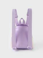 Mochila Clásica Para Niñas Con Estampado Ombre Y Chevron Emboss Hecha De PU Con Lining De Algodón Bolsa De Hombro Para Niños - details 4
