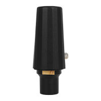 Juego De Accesorios Para Saxofón Tenor ND218: Boquilla + Sombrero + Clip + Regleta + Faja Dental ABS Brillante Magnético Negro Para Instrumentos De Viento - details 4
