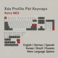 Teclas Retro NES PBT Material Dye-Sub Para Teclado Mecánico Con Layout ISO ANSI XDA Set Grande Adecuado Para Jugadores Y Amantes De La Retrocomputación - details 0