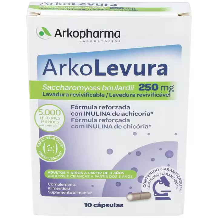 Arkopharma Arkolevura Saccharomyces Boulardii 250Mg 10Caps - 1