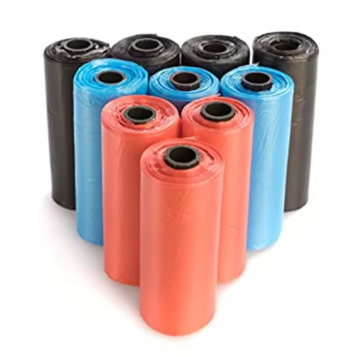 Sudepets Bolsas para Caca de Perro 10 Rollos Total 150 Bolsas Colores Variados - 1