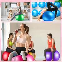 Bola De Yoga De PVC Bola De Fitness Antideslizante 65cm Resistente a Explosiones Equipo De Pilates Para Gimnasio Y Hogar - details 5