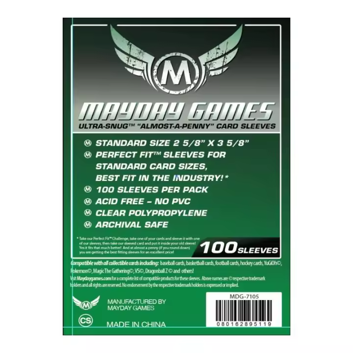Fundas Mayday Games TamaÃ±o Standard 63.5 x 88 mm Ultra-Snug Almost a Penny - 1
