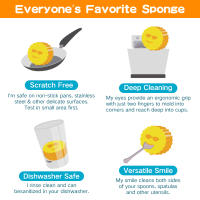 Esponja Multifuncional Scrub Master Sin Arañazos Para Cocina BPA Libre Hecha Con Espuma De Polímero Resistente a Manchas Y Olores - details 2