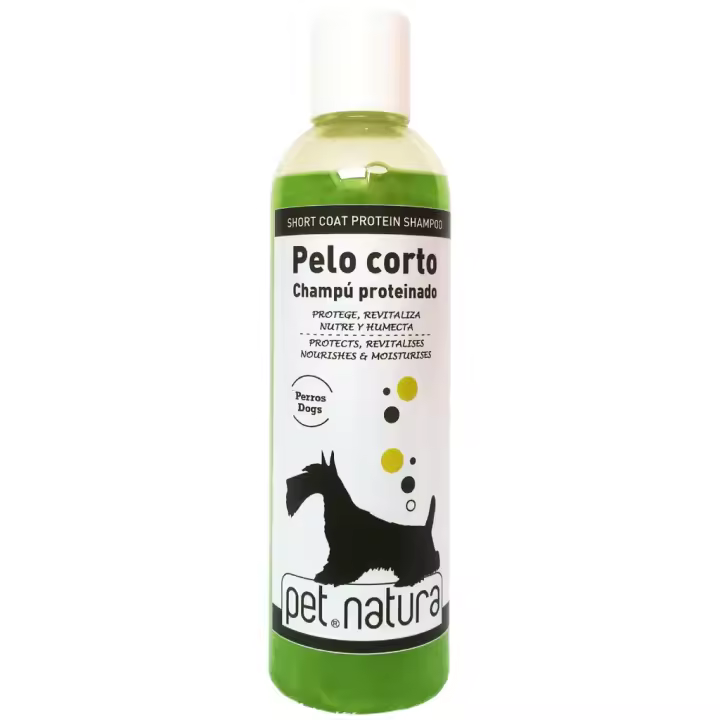 Champú para Perros de Pelo Corto Pet Natura, 250ml - 1