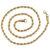 Cadena De Oro Acero Inoxidable 2-6MM Cadena De Enredado Para Hombres Y Mujeres Joyería Moda Impermeable Y No Desvanecida Para Fiesta - details 6