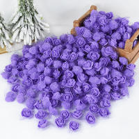 100/200 Piezas De 4cm Cabezas De Rosas De Esponja PE Para Decoración De Bodas Fiestas Hogar DIY Scrapbooking Coronas Flores Rojas Artificiales - details 10