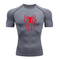 Camiseta De Compresión Para Hombre Fitness Gimnasio Super Héroe Deporte Correr Quick Dry Manga Corta Tops Te Para Hombre - details 8