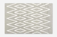 Alfombra Algodón Lavable Zigzag Gris  - Linea Paralela - details 0