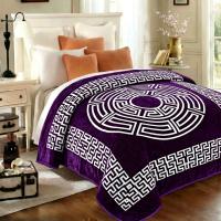 Manta de Raschel 210 x 230cm - Manta Terciopelo Extra Grande Suave y Acogedora para Cama, Cubrecama Multiuso, manta para invierno - details 5