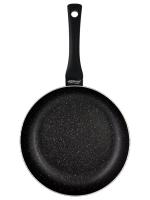 Juego de 3 Sartenes cocina Inducción ESTILO PIEDRA  | Revestimiento Antiadherente | Superficie Llana con Calentamiento Rápido y Uniforme | Mango Soft-Touch | Libre de PFOA | Modelos y Tamaños a Elegir Ø18/20/22/24/26/28/30 CM - Happy Friends - details 1