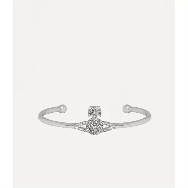 La pulsera Abierta en bajorrelieve Grace de Vivienne Westwood, with embalaje original, es el mejor GIFT para Familiares y Amigás. (Circunferencia: 15 cm) - 1