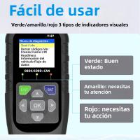 Herramienta De Diagnóstico OBD2 Automotriz Lector De Códigos De Falla Probador De Tensión Del Motor Probador De Carga - details 3
