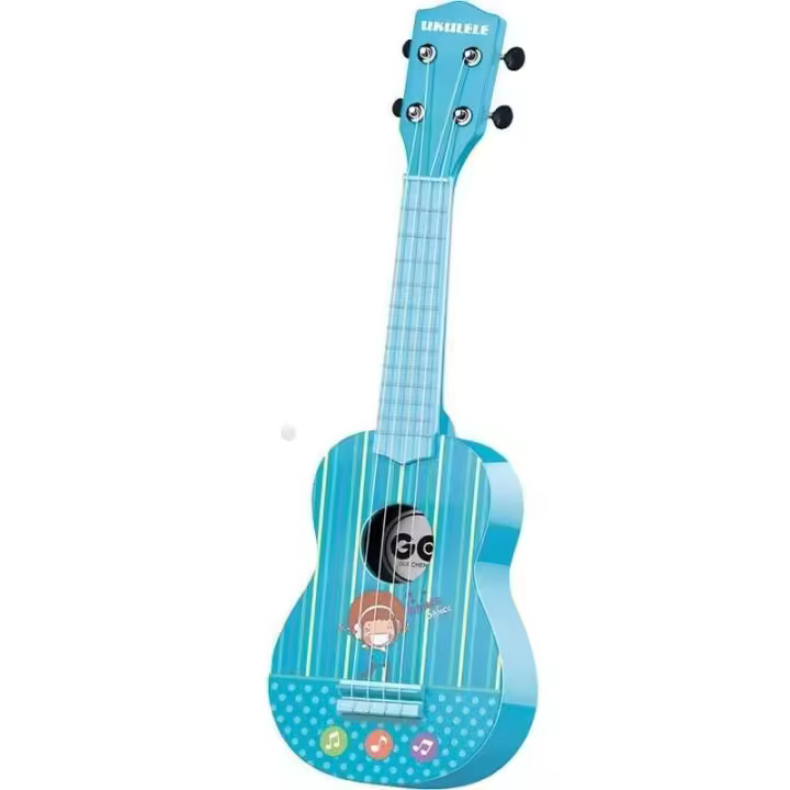 GUITARRA ESPAÑOLA DANCE 4 CUERDAS AZUL DE PANRITOS - 1