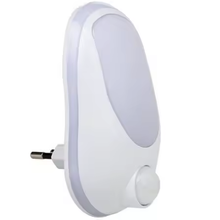 Luz de Noche con Sensor de Movimiento Smartwares 10.013.04/ 0.4W/ Blanca - 1