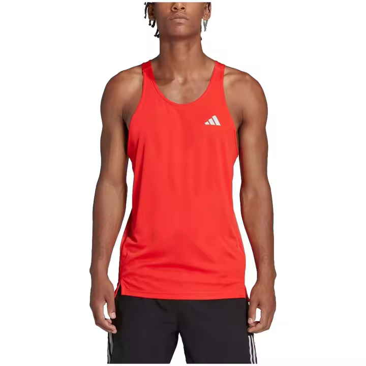 Camiseta de Tirantes Adidas Own The Run para hombre en color rojo - 1