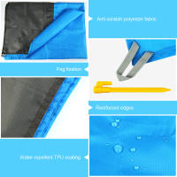 Manta De Playa Plegable Y Ligera Impermeable Para Camping Y Picnic Tamaño 210cmX200cm Alfombra De Campo Portátil Para Exterior - details 2