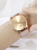 Reloj De Cuarzo Para Mujer Con Estilo Retro Artístico Y Versátil Y Pulsera De Mariposa Minimalista Y Moderna - details 4