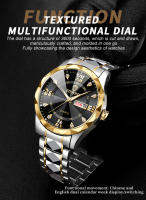Reloj De Hombre BINBOND Lujo Resistente Al Agua Con Luminiscencia Fecha Día De La Semana Acero Inoxidable Quart Reloj Masculino - details 15
