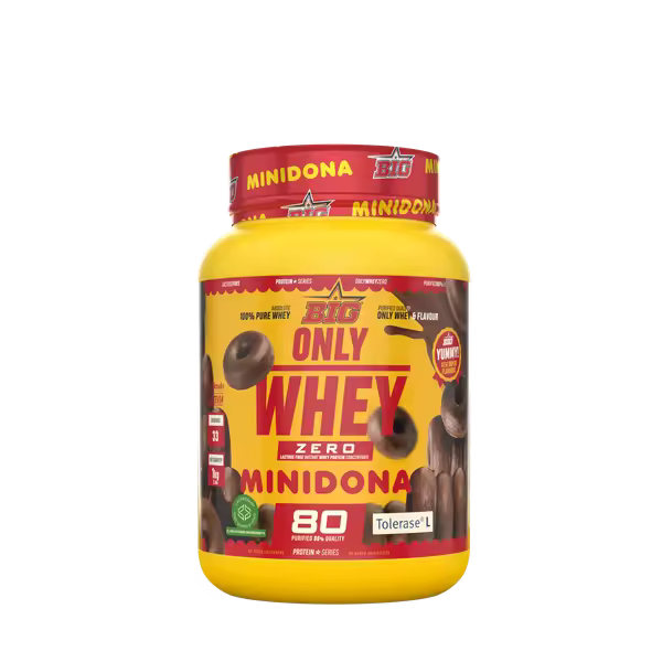 Big Only Whey Zero Minidona 1-2kg | Proteína de Suero Sin Lactosa - Sabor Minidona - 1