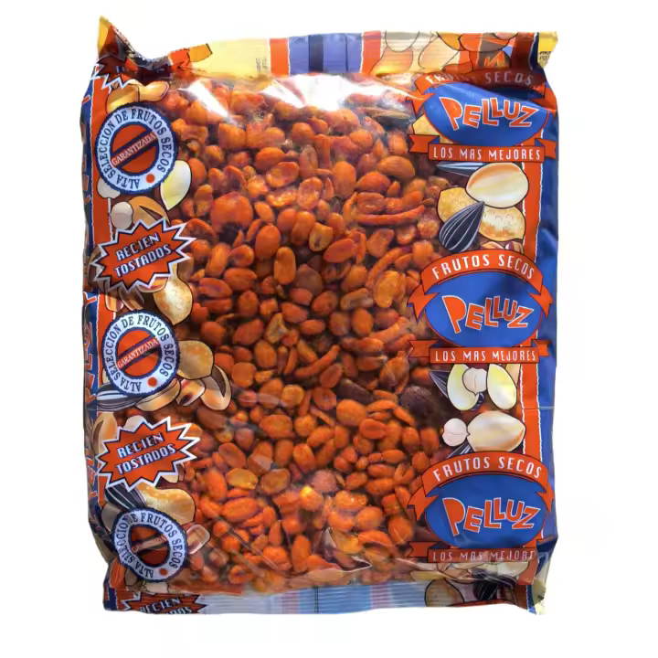 Frutos secos picantes 1Kg - mezcla frutos secos picantes - frutos secos para bar - cocktail picante - mix picante - pelluz - tex mex - 1