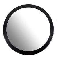 STARLEY - Espejo redondo blanco negro de pared cristal negro blanco plástico medidas aprox 50 x 4 x 50 cm - details 1