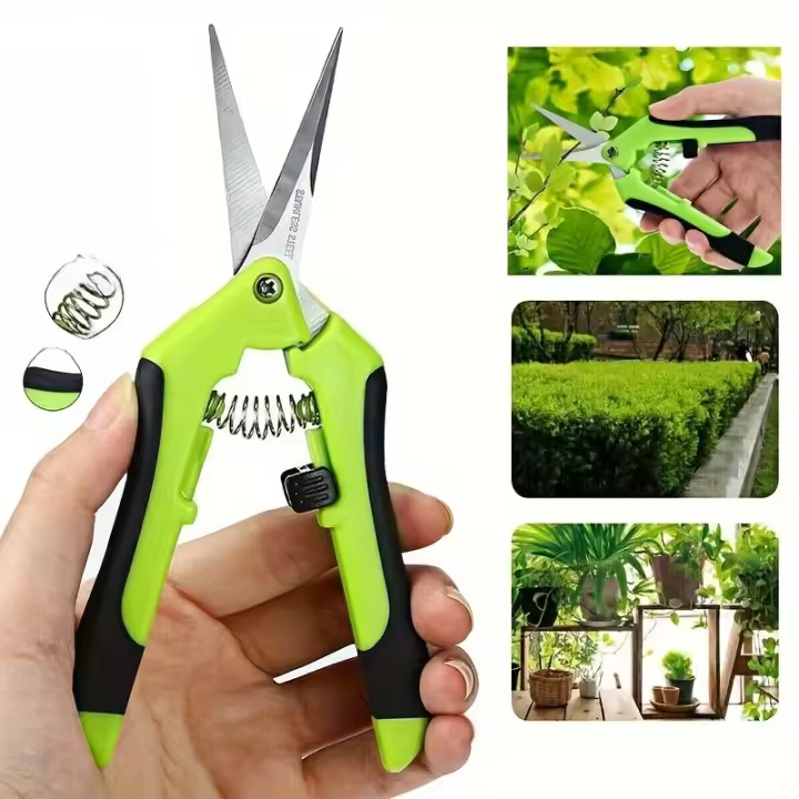 Juego De Tijeras De Jardín Antideslizantes Herramienta De Podar Flor Y Fruta Labor-Saving Para Ramas Y Verduras - 1