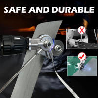 Cortadora De Placas De Metal Para Taladro Eléctrico Doble Cabeza Corte Preciso Fijación Con Tornillo Herramienta Eléctrica Para Metalworking - details 1