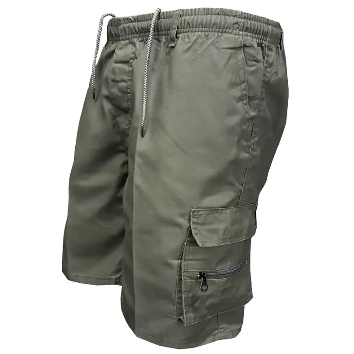 Pantalones cortos de carga para hombre Pantalones de deporte con paneles de carga talla grande para hombre - 1