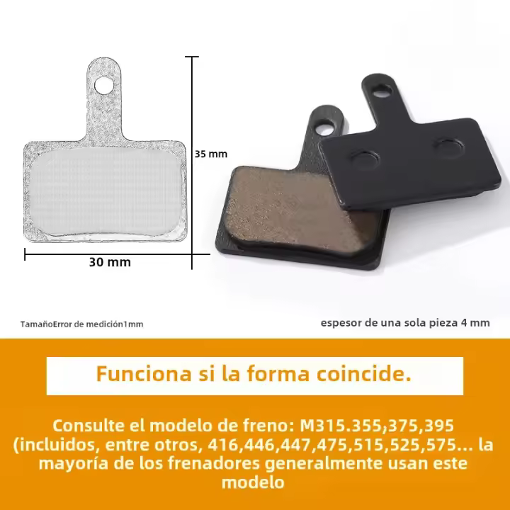 Pares De Frenos De Bicicleta En Resina Para Shimano SRAM AVID HAYES Y Otros Frenos De Disco Herramientas De Mantenimiento Para Bicicletas De Carretera Y Montaña - 1