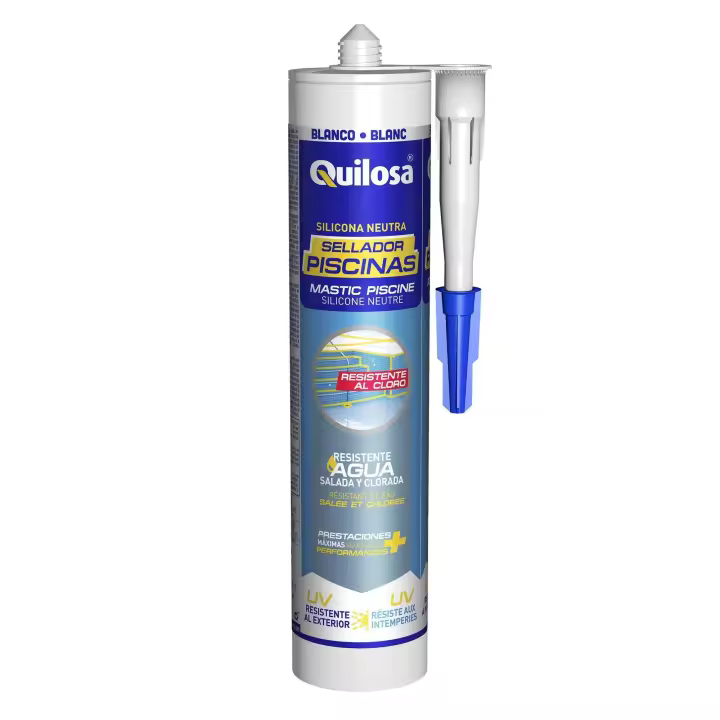 Sellador neutro piscinas 10044653 blanco quilosa - 1