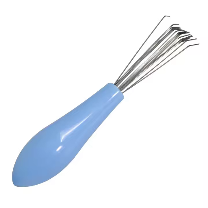 Limpieza De Cepillo De Pelo 2pcs Herramientas De Belleza Con Mango De Plástico Limpiador Removedor De Enredos Para Cabello - 1