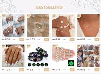 Juego De Pulseras De Tobillo En Color Oro Moda Para Mujer Accesorio De Joyería Trendy Sandalias De Playa Con Cadena Geométrica - details 1