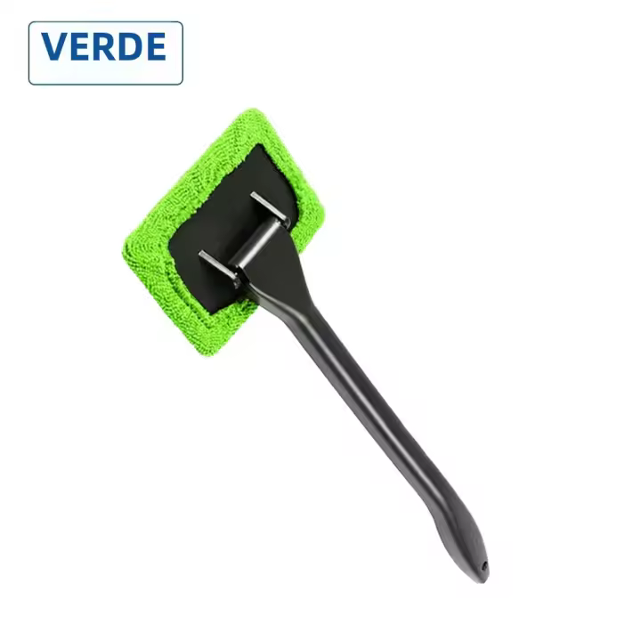 Kit De Cepillo Para Limpiar Ventanas Con Toalla De Microfibra Y Manos Largas Herramientas De Limpieza Para Coche Interior Y Parabrisas - 1