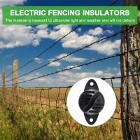Aislador de valla eléctrica para caballos, ganado, accesorios de cerca eléctrica, accesorio de cerca electrónico, 50 piezas - details 6