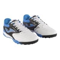 JOMA BOTAS FUTBOL CANCHA 2402TF COLOR BLANCO CON AZUL - details 0