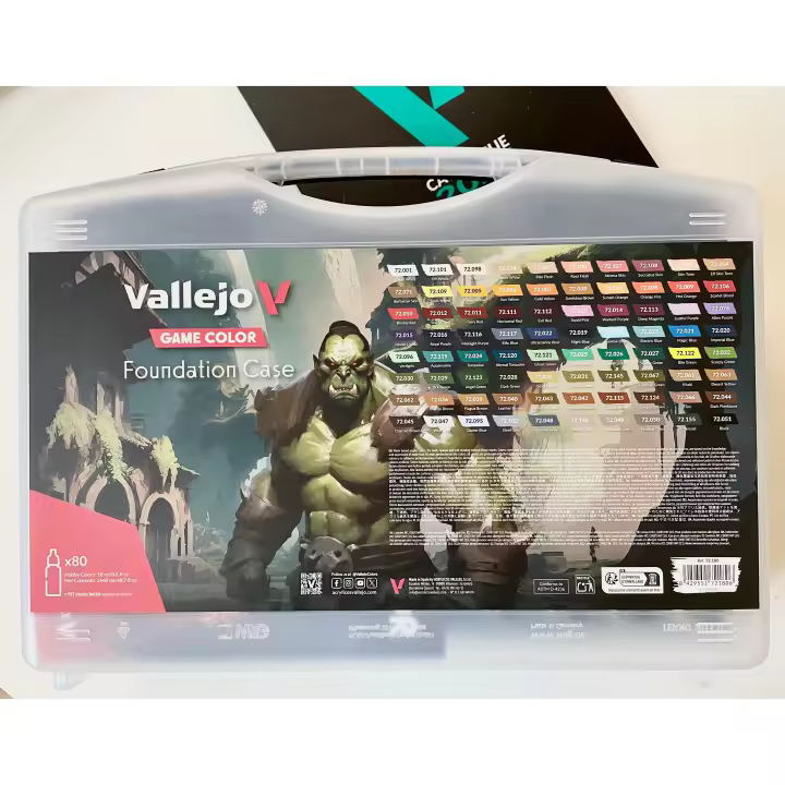 Vallejo Game Color 72180 Foundation Case (80x18ml) - 1