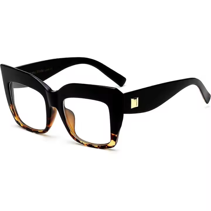 UBIUO Square Oversized Glasses Frame Eyewear Women B2475 - 1