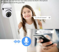 Cámara De Seguridad Inalámbrica PTZ 5MP Exterior Con Audio Bidireccional Y Vigilancia Nocturna Tuya App Detecta Humanos IP Wifi Color - details 1