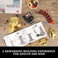 Conjunto De Construcción De 590 Piezas De Armadura De Centurión Romano Para Adultos Modelo Coleccionable De Soldado Decoración Para El Hogar Regalo Para Niños Boys - details 4
