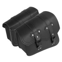 Bolsas De Silla Universal Para Motocicleta De Cuero PU Con Portabotellas Impermeable Para Café Racer Equipaje De Cruzer Custom - details 3