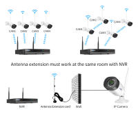 Hiseeu WiFi sistema de cámara de seguridad, NVR de 10 canales, video HD de 5MP, grabación de tiempo 24/7, visión nocturna en color, detección de movimiento humano, audio bidireccional, impermeable IP66, plug & play, sin HDD - details 7