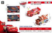 Coche De Modelo Lightning McQueen Disney Con Luz Y Música Figura De Coches Para Niños Regalo Con Retroalimentación Inercial Q-Versión Cartoon - details 0