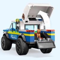 Conjuntos De Bloques Compatible Con Bricks Para Entrenamiento De Perros De Policía Móvil Camión De Rescate Juguetes De Construcción Para Niños Regalo De Navidad - details 1