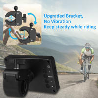 Espejo De Manillar Para Bicicleta Con Cámara Rear View 1080P Recargable Pantalla De 4.3'' Visión Nocturna Color Ángulo Amplio De 150° - details 4