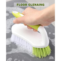 Cepillo De Limpieza Con Cepillo Rígido Y Flexible Durable Mano Cómoda Y Antideslizante Para Baño Duchas Lavabo Alfombras Pisos - details 11